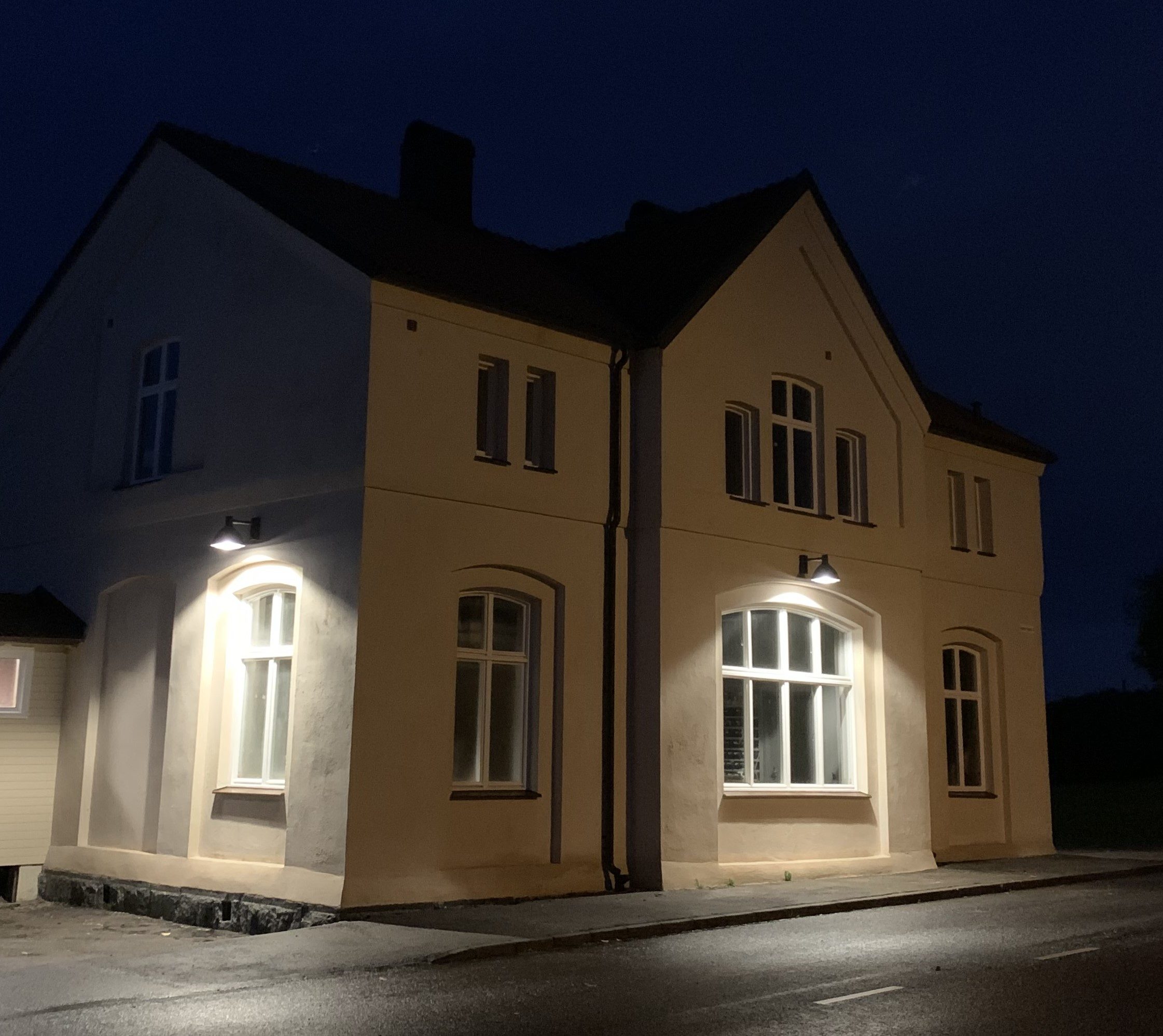 Renovering av gamla stationshuset i Heberg